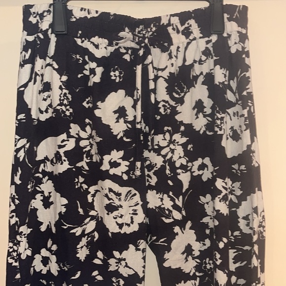 Hester & Orchard linen blend capri palazzo pants size medium - Picture 2 of 7